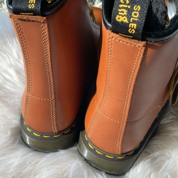 ❄️ DR MARTENS 1460 Wintergrip Leather Lace up boots in tan blizza… - Picture 14 of 17
